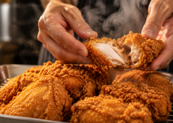 Seu frango frito nunca mais vai ficar murcho com esse truque simples