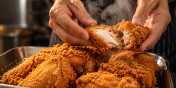 Seu frango frito nunca mais vai ficar murcho com esse truque simples