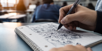Os rabiscos no caderno podem revelar muito mais do que você imagina