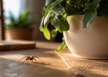 O cheiro que faz as aranhas evitarem sua casa naturalmente