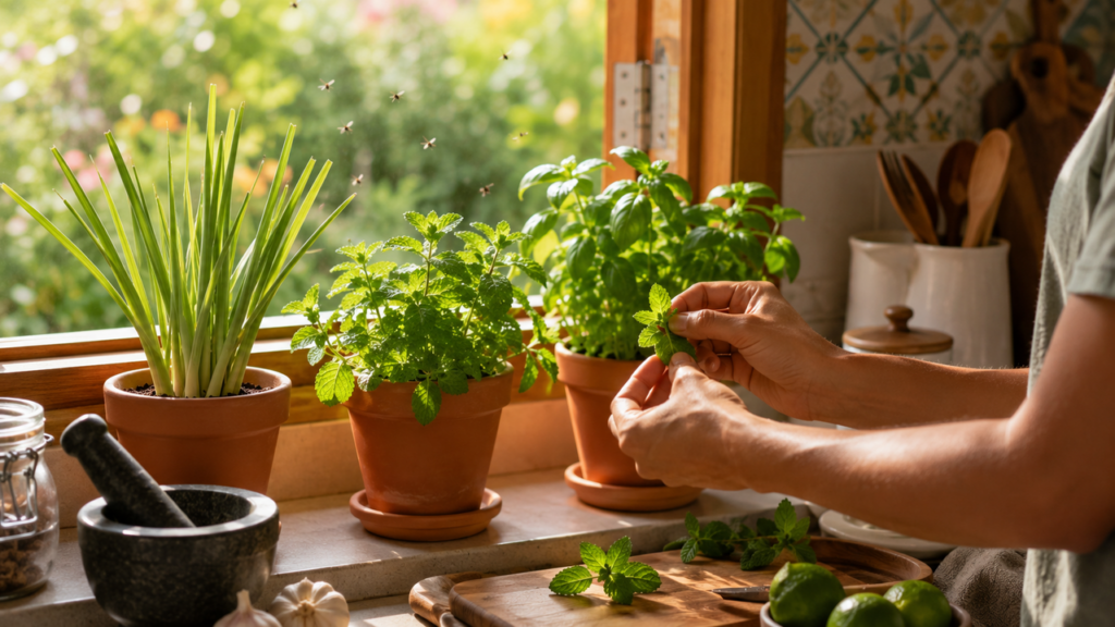 As melhores plantas repelentes para afastar mosquitos em casa