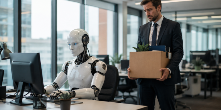 A troca de um funcionário por inteligência artificial