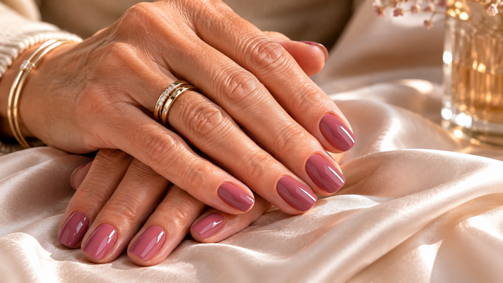 Estas cores de esmalte valorizam as mãos maduras sem esforço