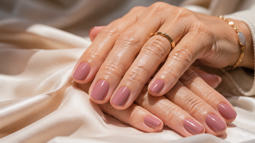 Estas cores de esmalte valorizam as mãos maduras sem esforço