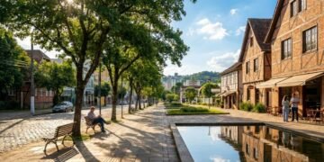 Essa cidade com herança alemã e qualidade de vida conquistou quem quer morar perto da capital com tranquilidade