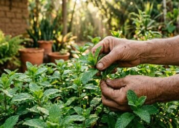 Planta levante chama atenção pelo aroma, uso popular e cultivo fácil em hortas caseiras
