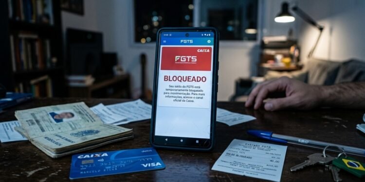 Saldo do FGTS bloqueado por dívida? Saiba o que a lei permite e quando a penhora é legal