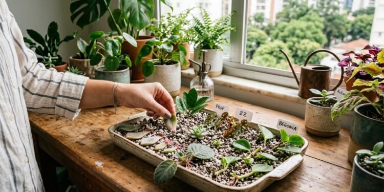 Essas plantas brotam pela folha e permitem fazer mudas em casa de forma simples