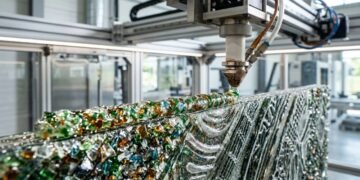 Startup americana transforma resíduos de vidro em revestimentos de parede e azulejos usando impressão 3D com até 95% de vidro reciclado