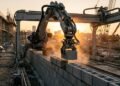 O robô de construção mais avançado do mundo conclui testes de fábrica, assenta até 360 blocos por hora e promete acelerar a construção de casas