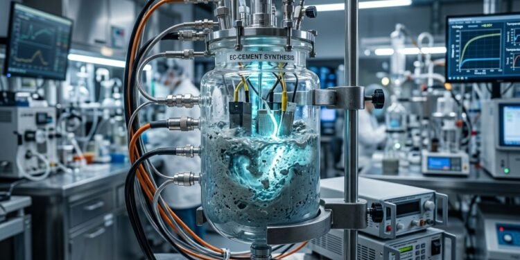Cientistas canadenses criam método eletroquímico inovador para fabricar cimento com 70% menos energia e praticamente nenhuma emissão de poluentes