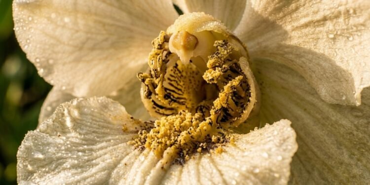 O perfume dessas flores é tão característico que lembra claramente o aroma de baunilha