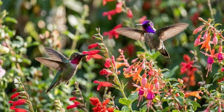 Estes tipos de flores garantem visitas constantes de beija-flores no seu jardim