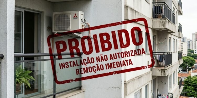 Adeus ao ar condicionado: é proibida a sua instalação nas fachadas sem autorização, sujeitas a multas e remoção do aparelho