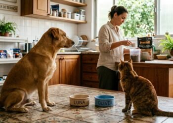 Você pode estar alimentando seu pet errado e este guia simples mostra quantas vezes por dia cães e gatos devem comer