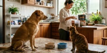 Você pode estar alimentando seu pet errado e este guia simples mostra quantas vezes por dia cães e gatos devem comer