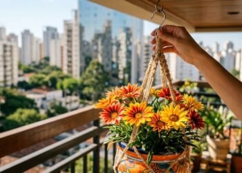 A flor perfeita para ambientes urbanos que suporta vento, sol forte e ainda produz flores vibrantes em vasos suspensos