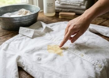 Adeus manchas nas roupas brancas: um truque simples que devolve o brilho em poucos minutos