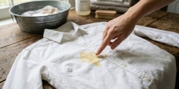 Adeus manchas nas roupas brancas: um truque simples que devolve o brilho em poucos minutos