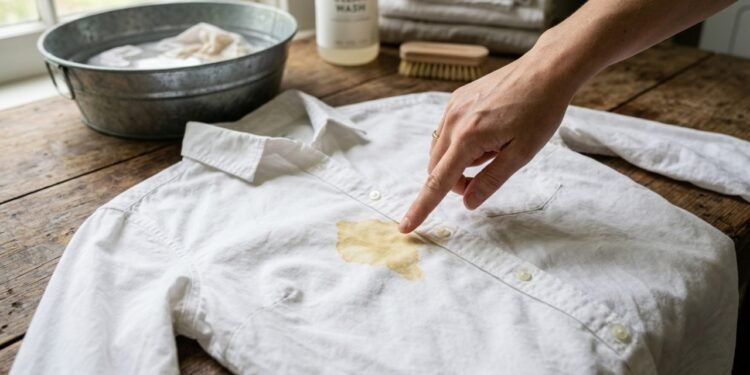 Adeus manchas nas roupas brancas: um truque simples que devolve o brilho em poucos minutos