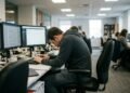 O hábito comum no trabalho que está prejudicando sua postura e transformando você em um “camarão de mesa”