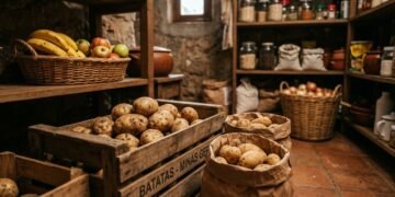 Batatas podem durar até 6 meses sem brotar quando armazenadas nesse lugar incomum dentro de casa