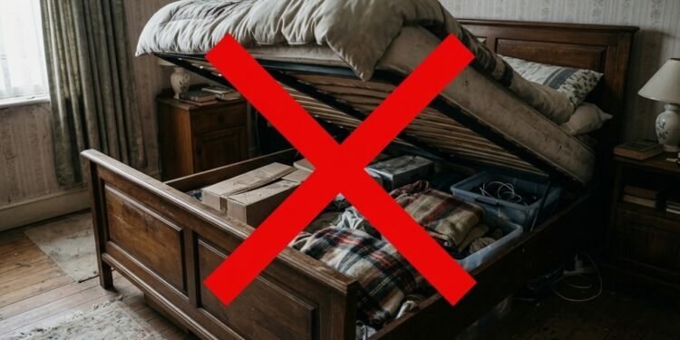 Adeus aos baús tradicionais, a tendência de base de suporte para camas funcionais