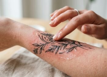Dermatologista explica o que passar para cicatrizar a tatuagem de forma segura