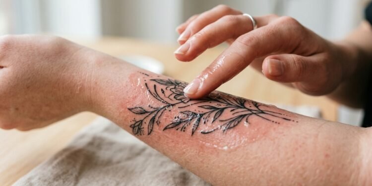 Dermatologista explica o que passar para cicatrizar a tatuagem de forma segura