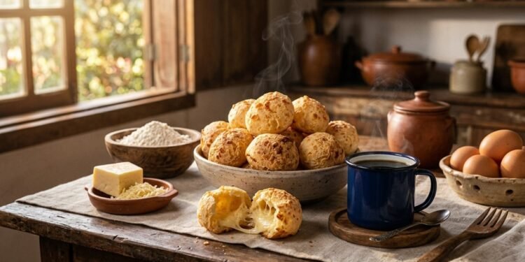 Receita mineira para um pão de queijo crocante quentinho