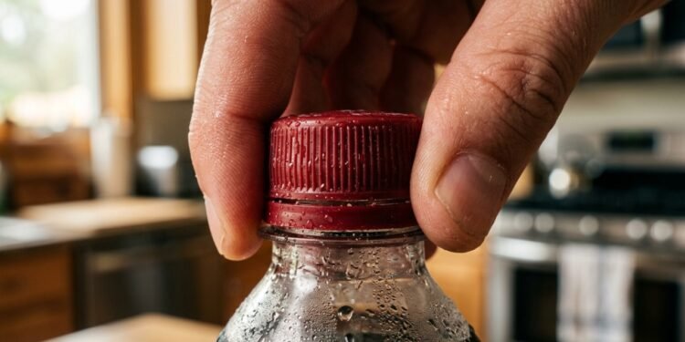 Pouca gente sabe para que serve o relevo em algumas tampas de refrigerante