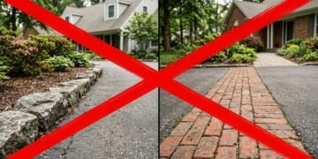 Nem pedra, nem tijolo: essa ideia econômica pode transformar as bordas da calçada com muito mais estilo