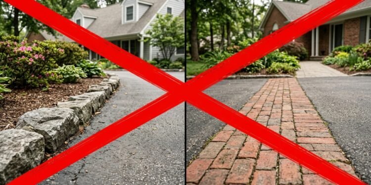 Nem pedra, nem tijolo: essa ideia econômica pode transformar as bordas da calçada com muito mais estilo