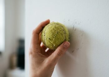 Esfregar bolas de tênis na parede: para que serve e como fazer