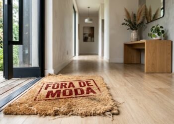 Adeus ao tapete tradicional: nova tendência para entradas de casa aposta em mais estilo