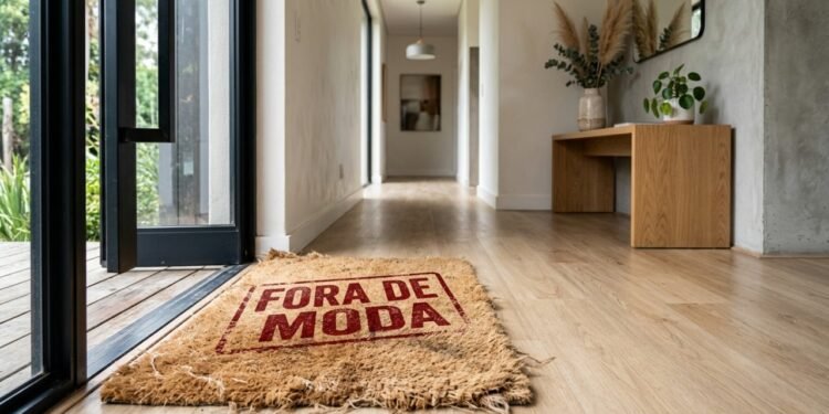 Adeus ao tapete tradicional: nova tendência para entradas de casa aposta em mais estilo