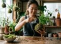 A técnica milenar japonesa que transforma plantas comuns em esculturas flutuantes