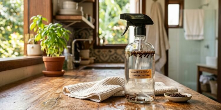 O que acontece ao combinar cravo-da-índia e vinagre branco pode surpreender na rotina da casa