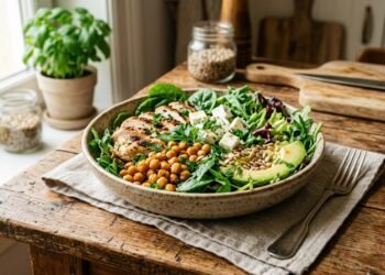 A salada rica em proteínas recomendada por nutricionistas que mantém a saciedade