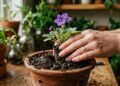 Qual o tamanho e tipo ideal de vaso para plantar a violeta
