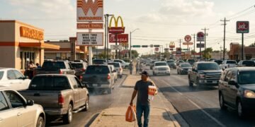 A cidade dos EUA onde comida rápida, calor e carros ajudam a explicar a obesidade extrema