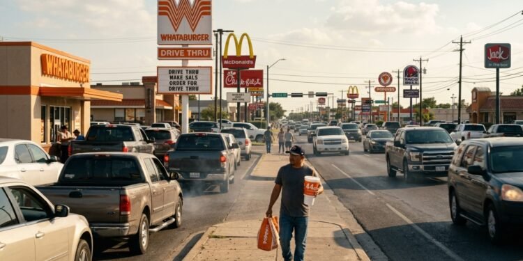 A cidade dos EUA onde comida rápida, calor e carros ajudam a explicar a obesidade extrema