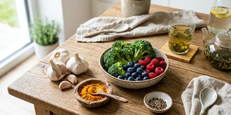 Os alimentos que podem ajudar na prevenção de doenças e fortalecer a saúde celular