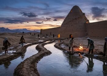 O enigma da engenharia antiga para criar gelo no deserto
