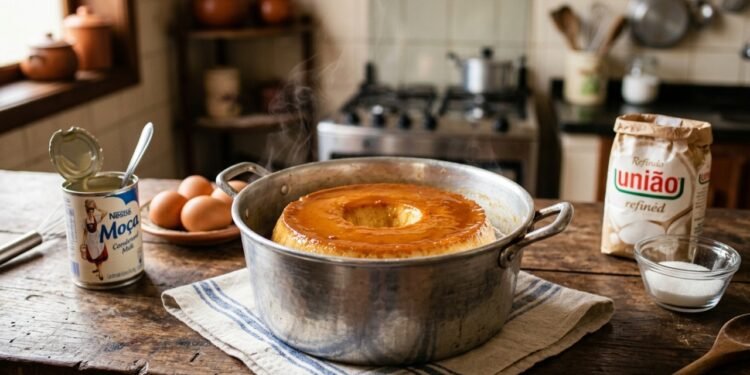 A sobremesa simples de fazer e gostosa de comer: aprenda a fazer o pudim na leiteira
