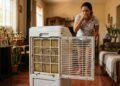 Climatizador com mau cheiro? A técnica correta de limpar a colmeia que renova o ar da sua casa