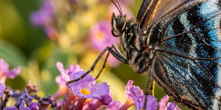 O incrível paladar das borboletas que permite sentir o gosto das flores com os pés