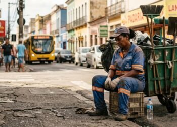 Justiça condena empresa a pagar R$ 5 mil a gari que trabalhava sem banheiro e alimentação