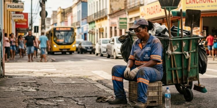 Justiça condena empresa a pagar R$ 5 mil a gari que trabalhava sem banheiro e alimentação
