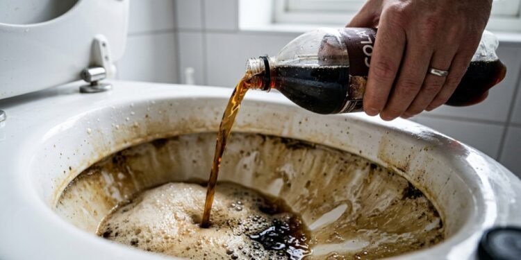 Jogar refrigerante de cola no vaso sanitário: para que serve e quando é recomendado